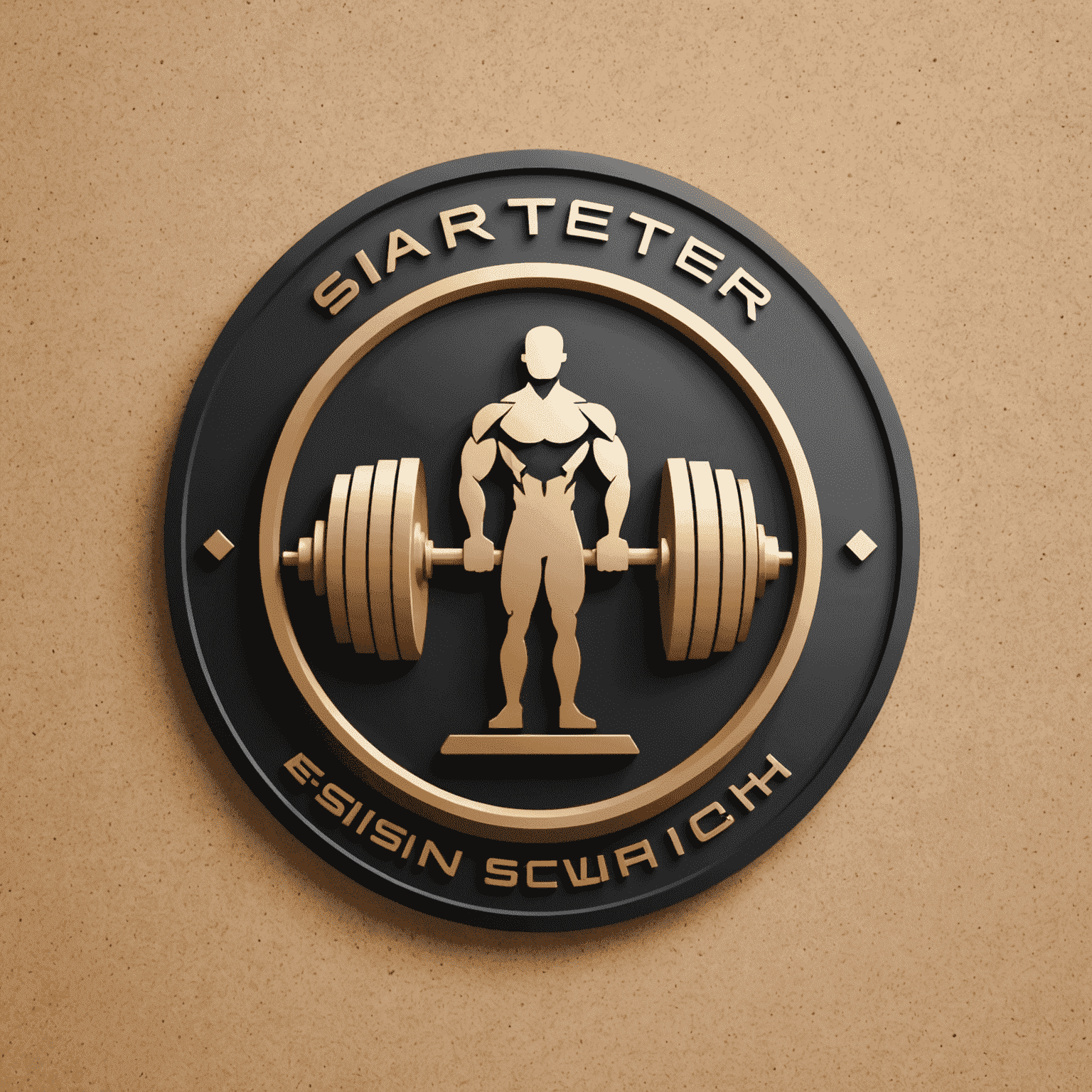 SmarterServiceTech Fitness Coaching Logo - A dynamic icon combining a dumbbell and a digital device, symbolizing the fusion of fitness and technology