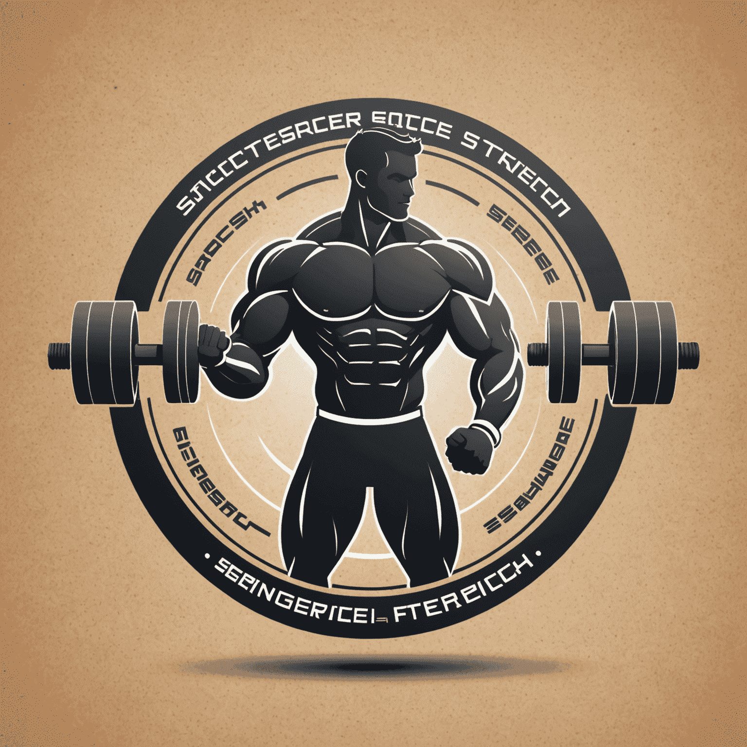 SmarterServiceTech Fitness Coaching Logo - A dynamic icon combining a dumbbell and a digital device, symbolizing the fusion of fitness and technology